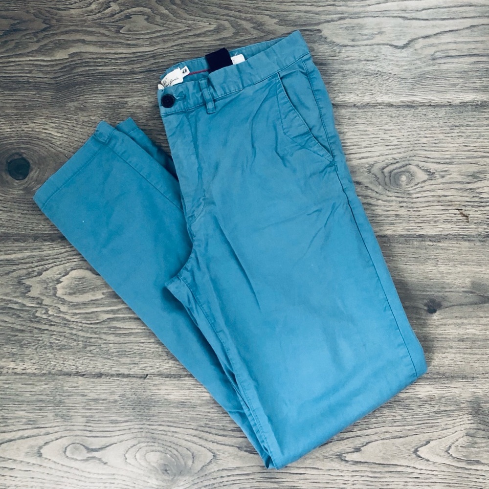 H&M Men’s L.O.G.G. 34 Skinny Slim Blue Chino Jeans